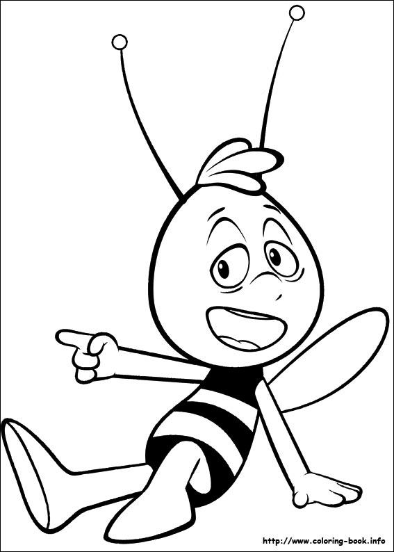 Maya the Bee coloring picture